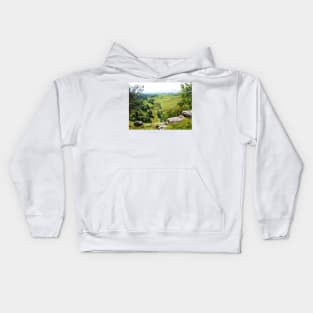 View From The Top Of Malham Cove #1 Kids Hoodie